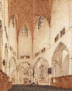 Pieter Jansz Saenredam, Interior of the Choir of Saint Bavo's Church at Haarlem.